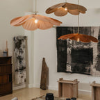 Fabric Petal Chandelier