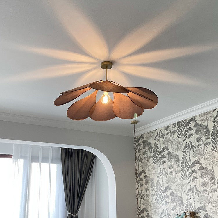 Fabric Petal Chandelier