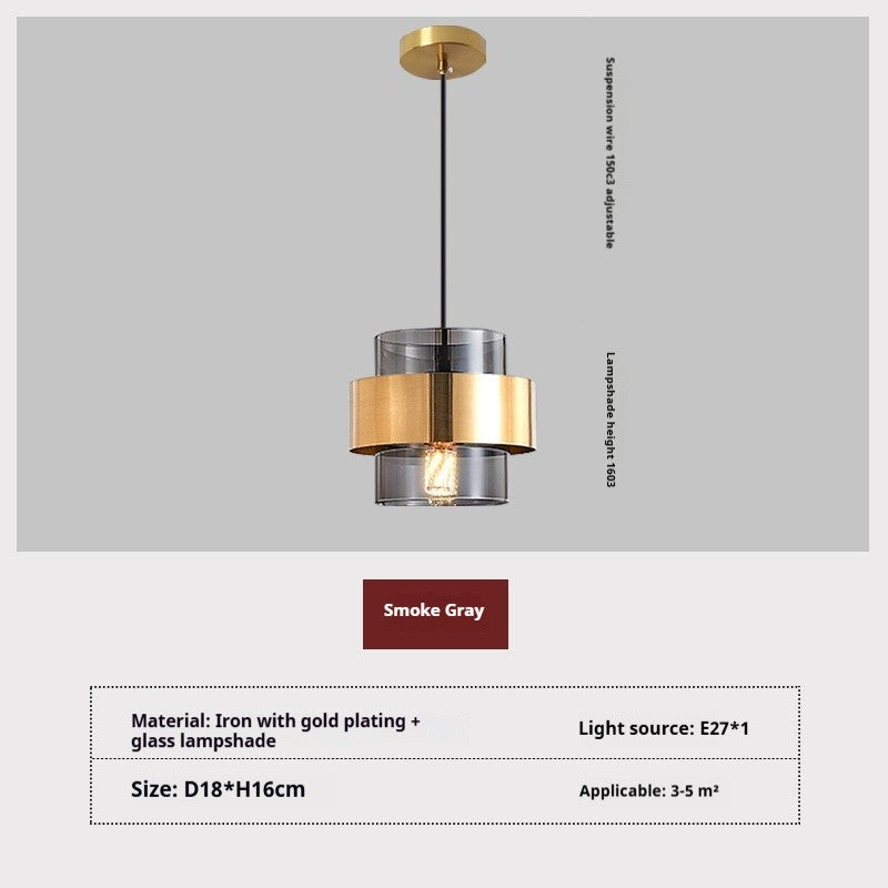 French Designer Bedside Pendant Lamp