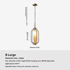 French Designer Bedside Pendant Lamp