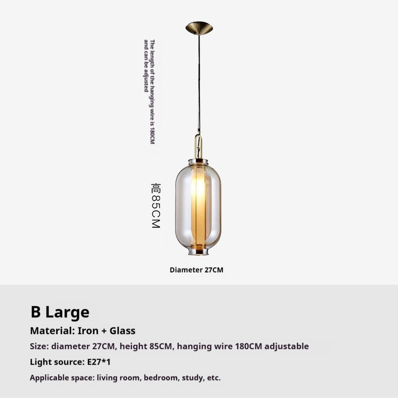 French Designer Bedside Pendant Lamp