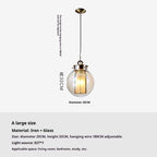 French Designer Bedside Pendant Lamp