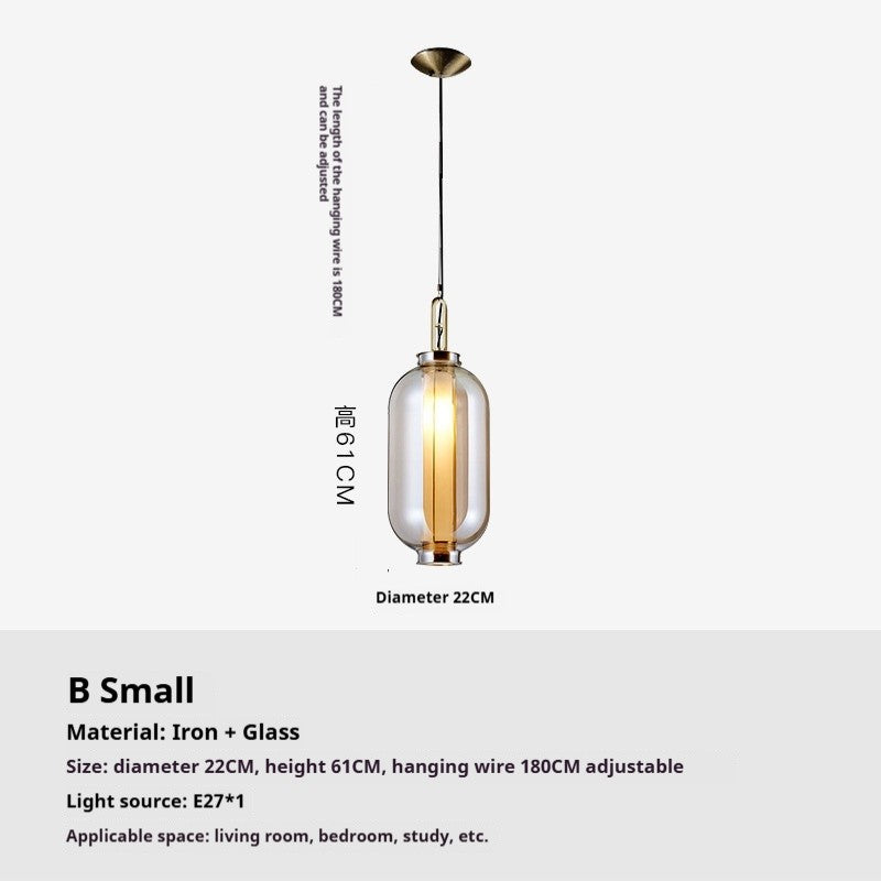 French Designer Bedside Pendant Lamp