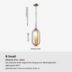 French Designer Bedside Pendant Lamp