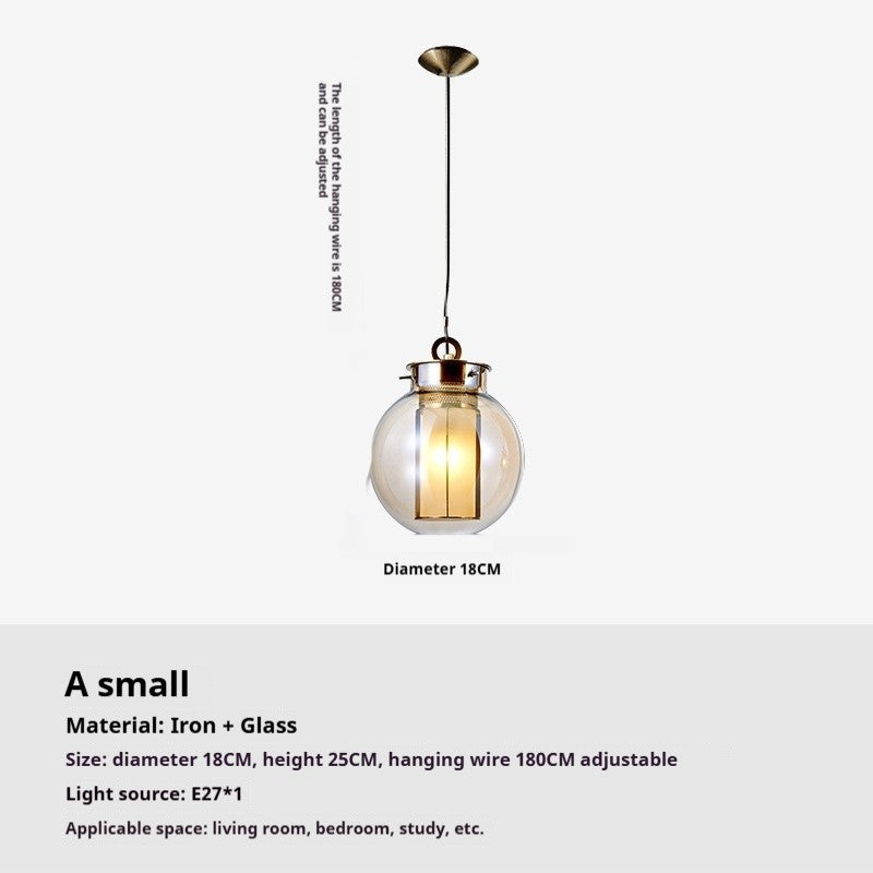 French Designer Bedside Pendant Lamp