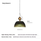 French Designer Bedside Pendant Lamp