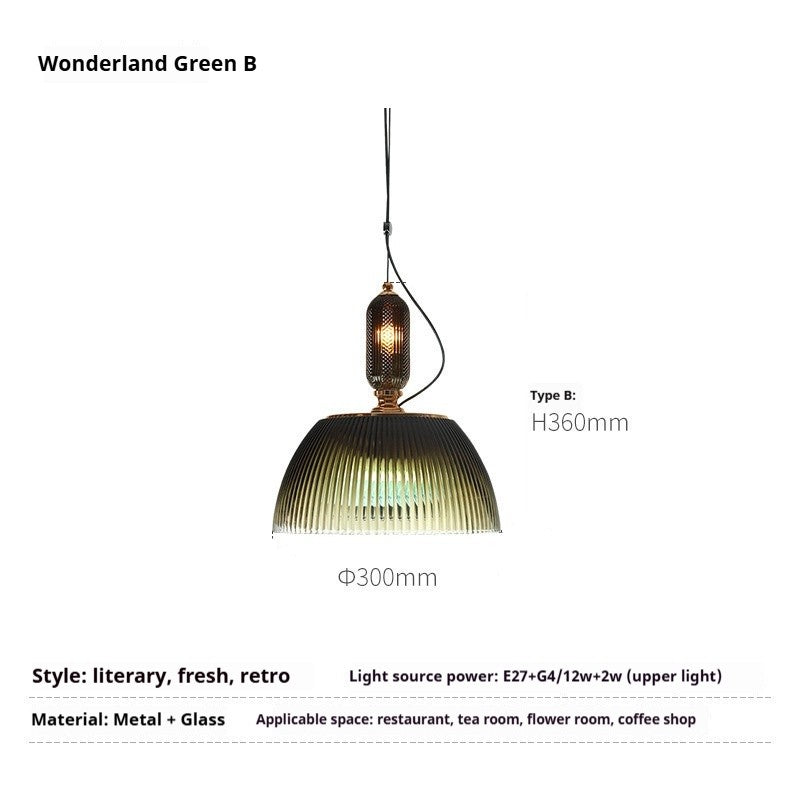 French Designer Bedside Pendant Lamp