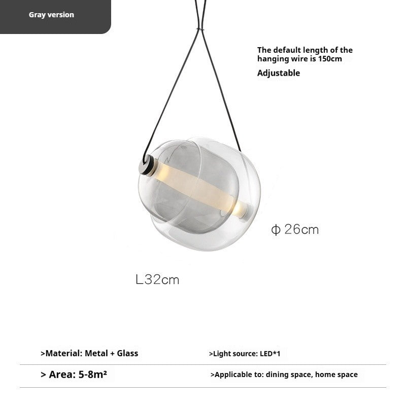 French Designer Bedside Pendant Lamp