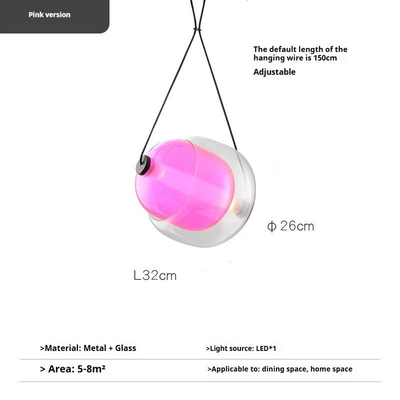 French Designer Bedside Pendant Lamp