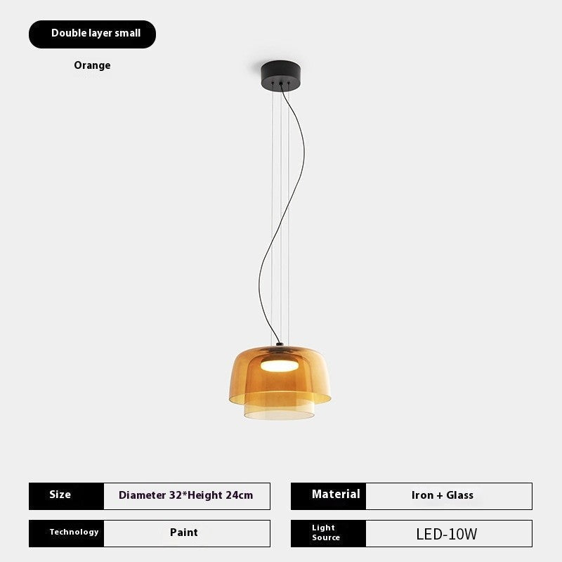 French Designer Bedside Pendant Lamp
