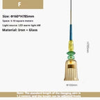 French Designer Bedside Pendant Lamp