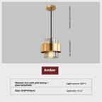 French Designer Bedside Pendant Lamp