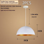 Industrial Double-Layer Pendant Lamp