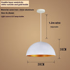 Industrial Double-Layer Pendant Lamp