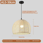 New Chinese Rattan Chandelier