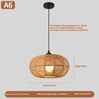 New Chinese Rattan Chandelier