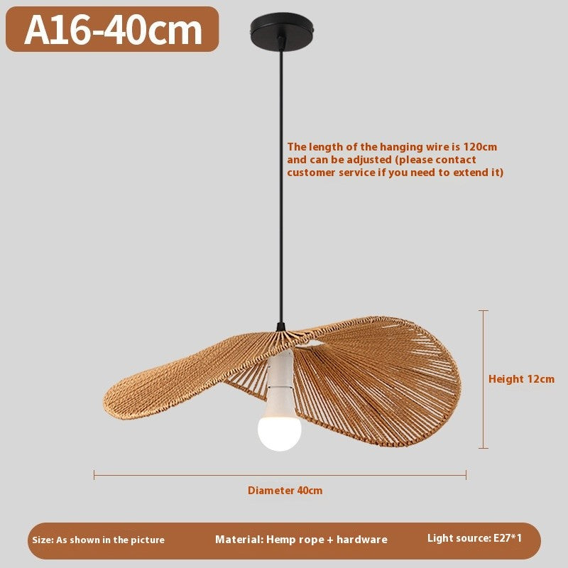 New Chinese Rattan Chandelier