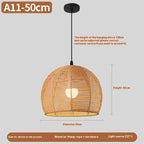 New Chinese Rattan Chandelier