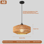 New Chinese Rattan Chandelier