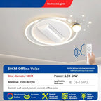 Nordic Leafless Ceiling Fan Light