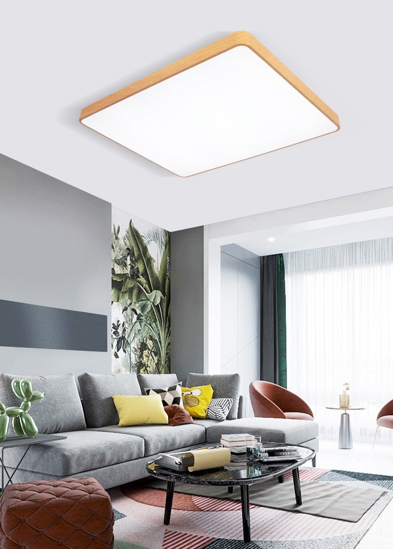 Nordic Wood Grain LED Ceiling Light