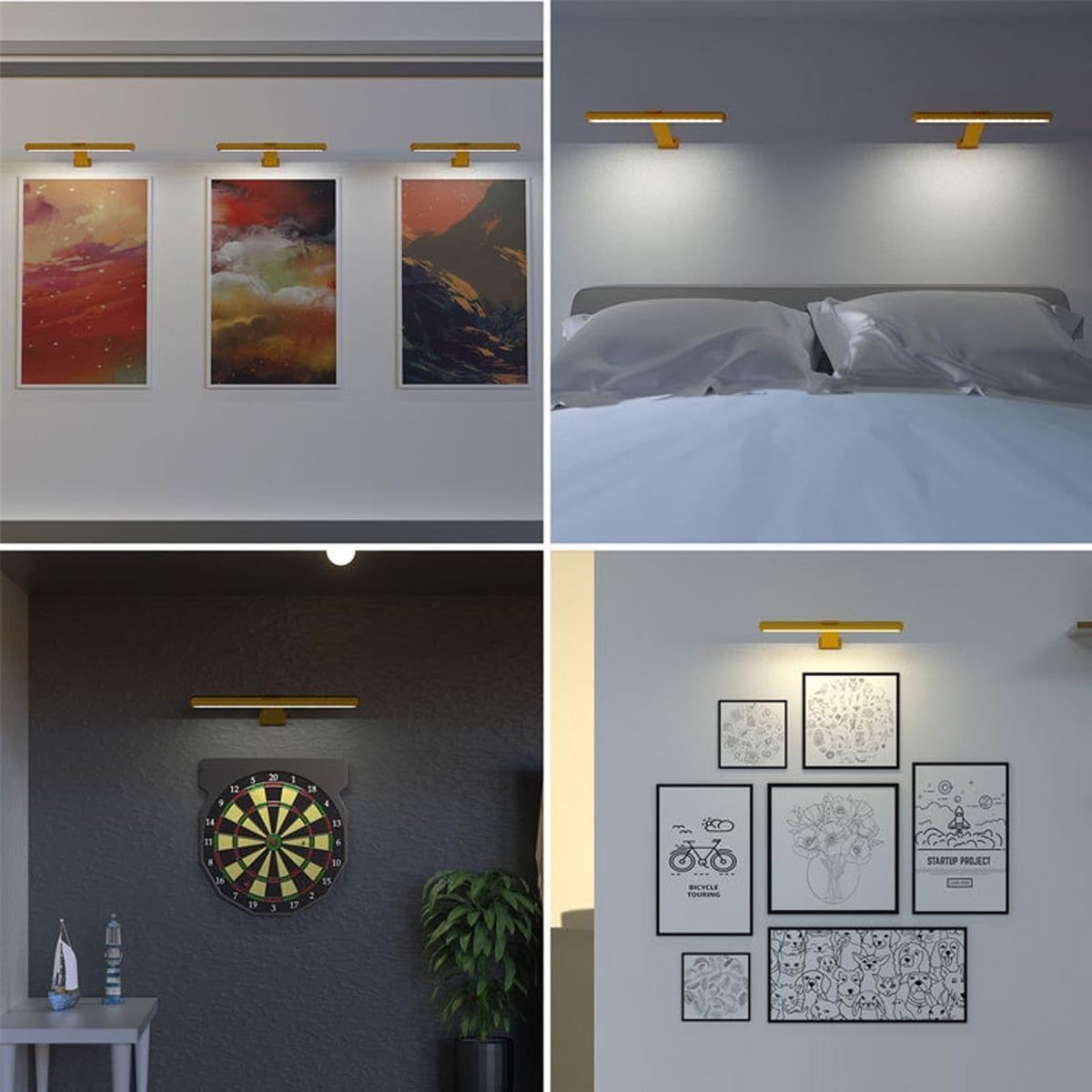 Rechargeable Magnetic Mirror Light