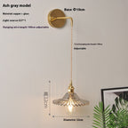 Retro Brass Lotus Wall Lamp