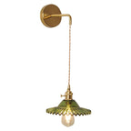 Retro Brass Lotus Wall Lamp