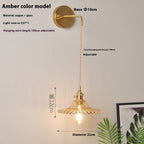 Retro Brass Lotus Wall Lamp