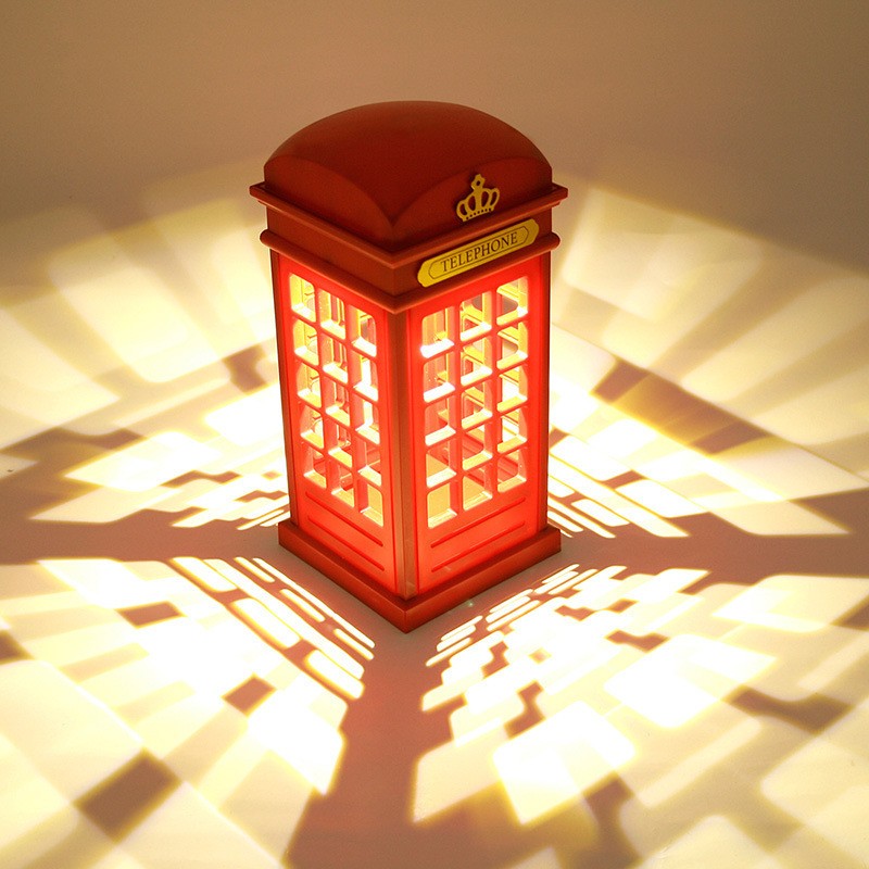 Retro Telephone Booth Lamp