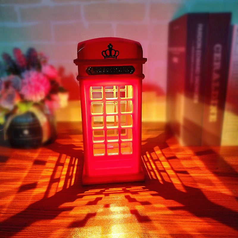 Retro Telephone Booth Lamp