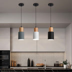 Simple Macaron Wood Pendant Light