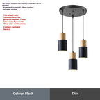 Simple Macaron Wood Pendant Light