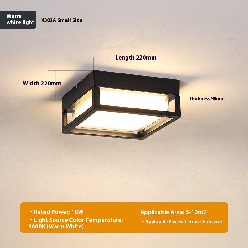 Ultra-Thin Outdoor Ceiling Light