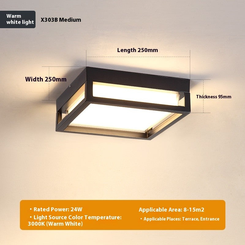 Ultra-Thin Outdoor Ceiling Light