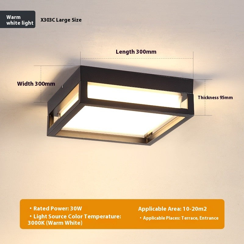 Ultra-Thin Outdoor Ceiling Light