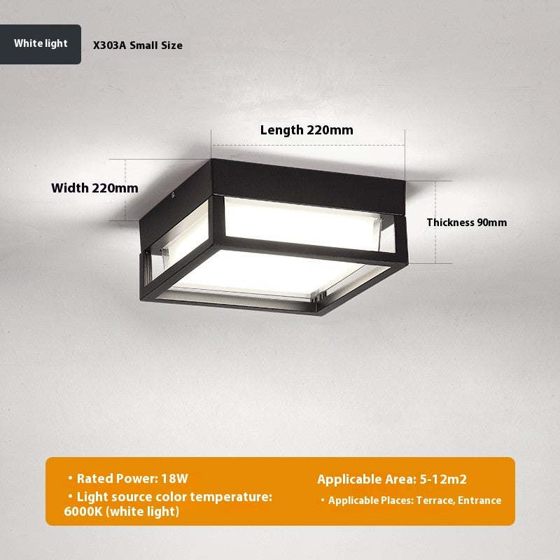 Ultra-Thin Outdoor Ceiling Light